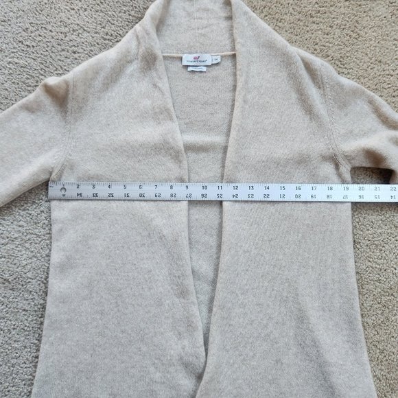 Vineyard Vines Open Front Cashmere Cardigan Sweater - Picture 8 of 11